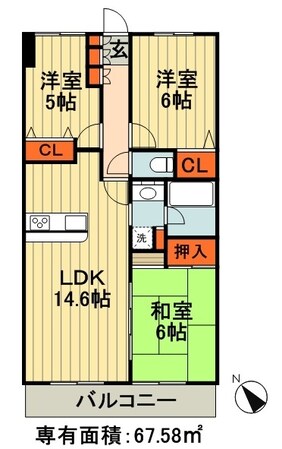 エコロジー千葉みなとレジデンスの物件間取画像